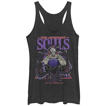 Disney's Villains Ursula Poor Unfortunate Souls Tri-Blend Juniors' Graphic Racerback Tank