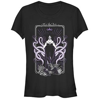 Disney's Villains The Sea Witch Card Juniors' Graphic Tee