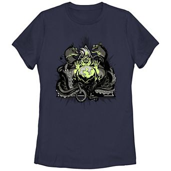 Disney's Villains Ursula Glowing Magic Juniors' Graphic Tee
