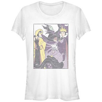 Disney's Villains Bad Ladies Group Juniors' Graphic Tee
