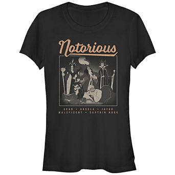 Disney's Villains Notorious Portrait Juniors' Graphic Tee