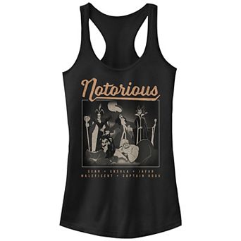 Disney's Villains Notorious Portrait Juniors' Graphic Racerback Tank