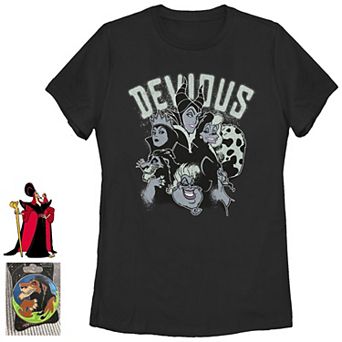 Disney's Villains Devious Group Juniors' Graphic Tee