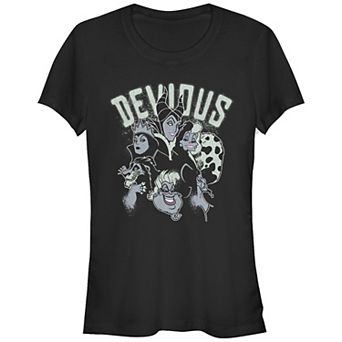 Disney's Villains Devious Group Juniors' Graphic Tee
