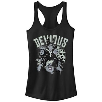 Disney's Villains Devious Group Juniors' Graphic Racerback Tank