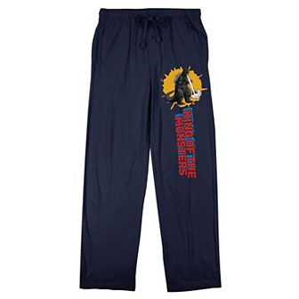 Men's Blue Godzilla King of Monsters Pajama Pants