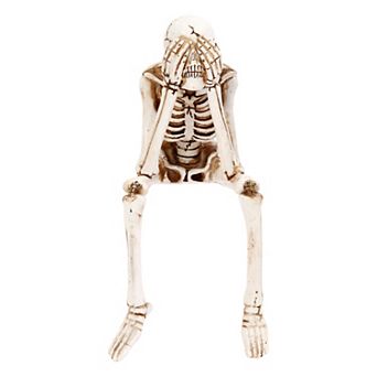 Polyresin Skeleton Shelf Sitter