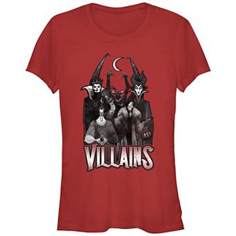 Disney's Villains Dark Group Juniors' Graphic Tee