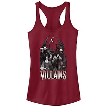 Disney's Villains Dark Group Juniors' Graphic Racerback Tank