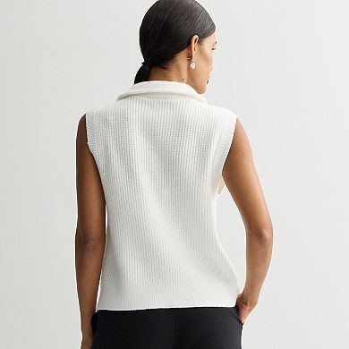 Women's Nine West Quarter Zip Vest