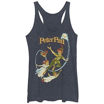 Disney's Peter Pan Glowing Flight Tri-Blend Juniors' Graphic Racerback Tank