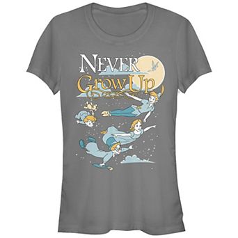 Disney's Peter Pan Never Grow Up Juniors' Graphic Tee