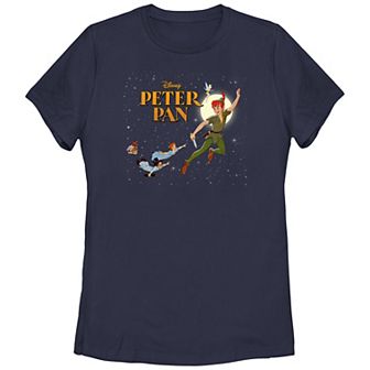 Disney's Peter Pan Movie Cover Juniors' Graphic Tee