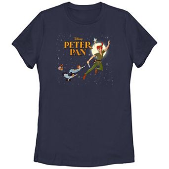 Disney's Peter Pan Movie Cover Juniors' Graphic Tee
