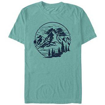 Men's Comfort Colors® Mountain Front View Graphic Tee