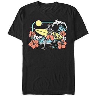 Men's Comfort Colors® Surfer Skeleton Graphic Tee