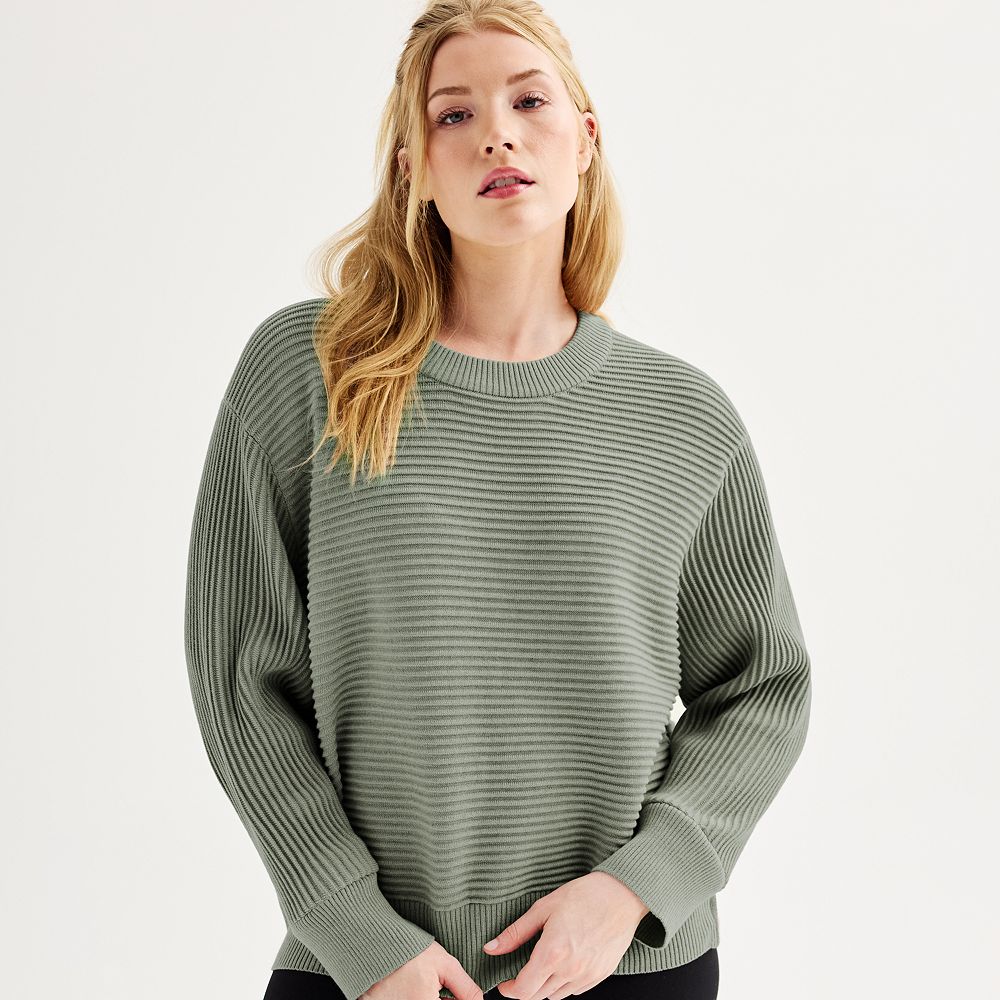 ヒロフミ Women's FLX Ottoman Stitch Pullover