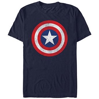 Men's Comfort Colors® Captain America Distressed Shield Graphic Tee