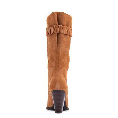 Aerosoles Liki Women's Western Inspired Suede Tall Boots