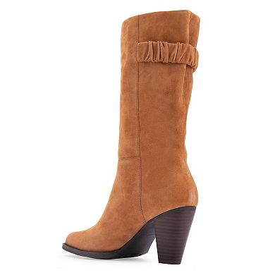 Aerosoles Liki Women's Western Inspired Suede Tall Boots