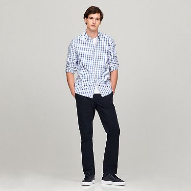 Men's Tommy Hilfiger Stretch Poplin Woven Button-Down Shirt