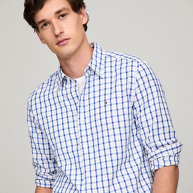 Men's Tommy Hilfiger Stretch Poplin Woven Button-Down Shirt