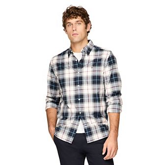 Men's Tommy Hilfiger Stretch Poplin Woven Button-Down Shirt