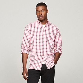 Men's Tommy Hilfiger Stretch Poplin Woven Button-Down Shirt