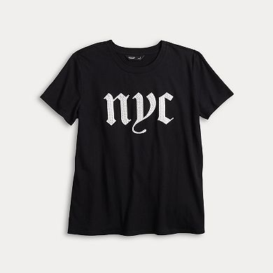 Women's Simply Vera Vera Wang Relaxed Graphic Tee