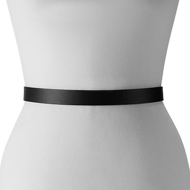 Women's Nine West Reversible Two Tone Finish Buckle Belt