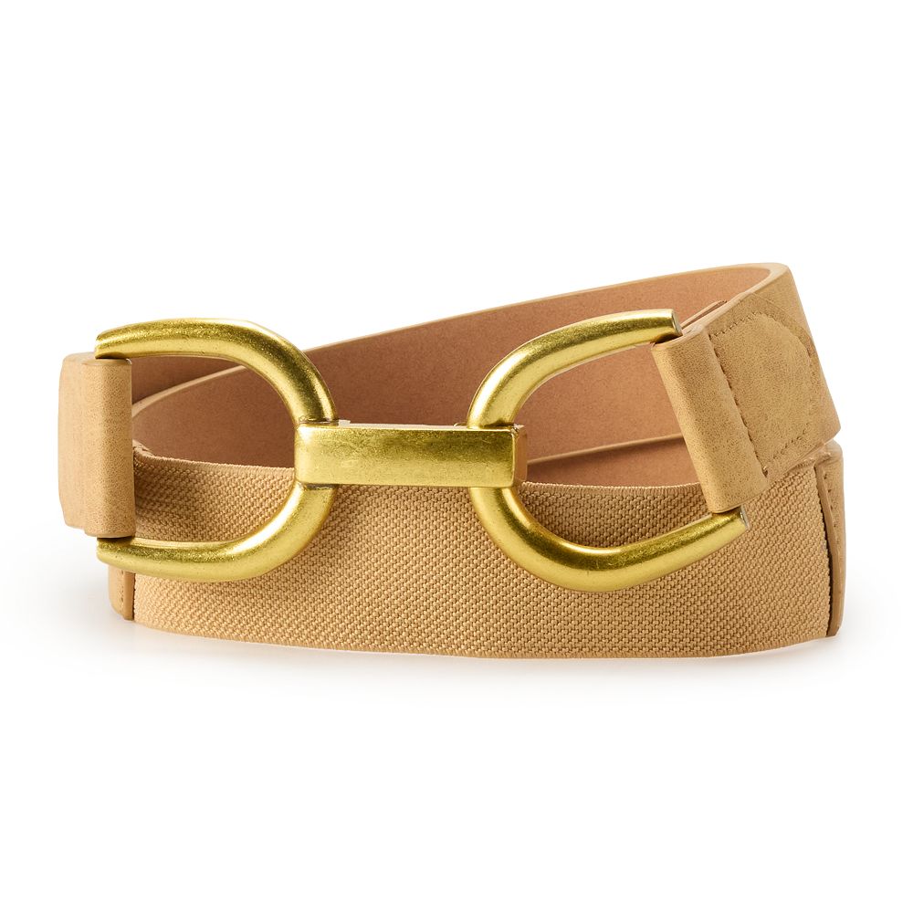 Women's Sonoma Goods For Life® D Ring Interlock Stretch Belt