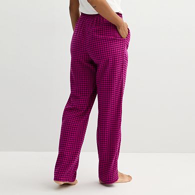 Women's Sonoma Goods For Life® Flannel Pajama Pants