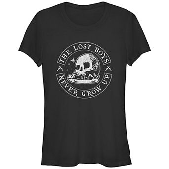 Disney's Peter Pan Juniors' The Lost Boys Never Grow Up Stamp Graphic Tee