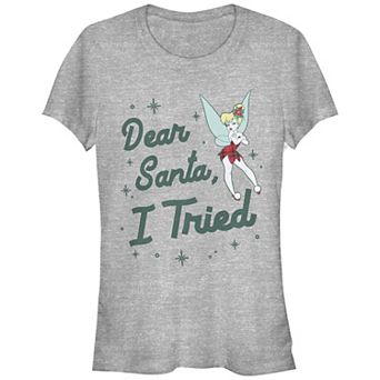 Disney's Tinker Bell Juniors' Dear Santa I Tried Graphic Tee