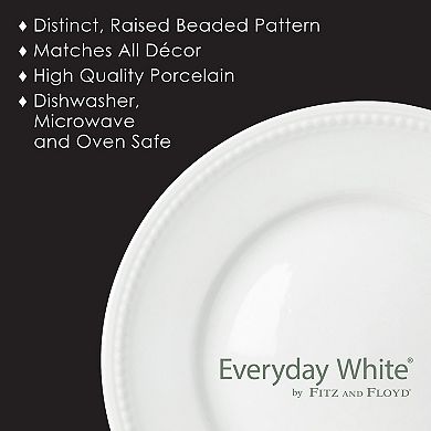 Fitz & Floyd Everyday Beaded Dinner Plate