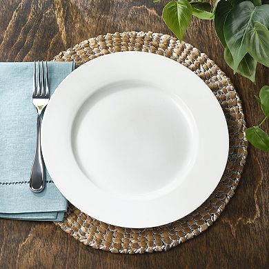 Fitz & Floyd Everyday Rim Porcelain Dinner Plate