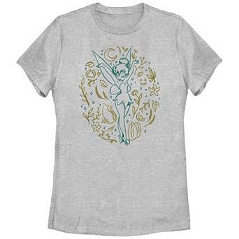 Disney's Tinker Bell Juniors' Fall Icons Graphic Tee