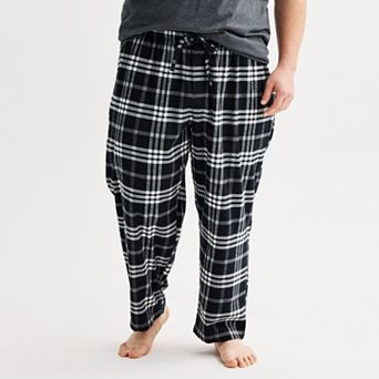 Big & Tall Sonoma Goods For Life® Flannel Drawstring Pajama Pants