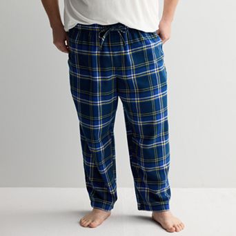 Big & Tall Sonoma Goods For Life® Flannel Drawstring Pajama Pants