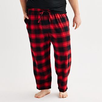 Big & Tall Sonoma Goods For Life® Flannel Drawstring Pajama Pants