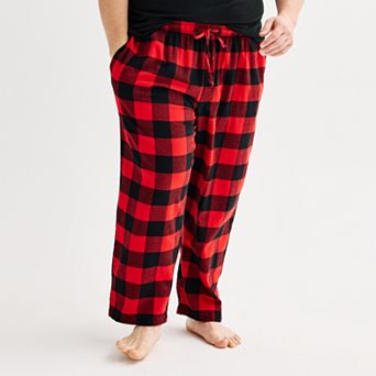 Big & Tall Sonoma Goods For Life® Flannel Drawstring Pajama Pants