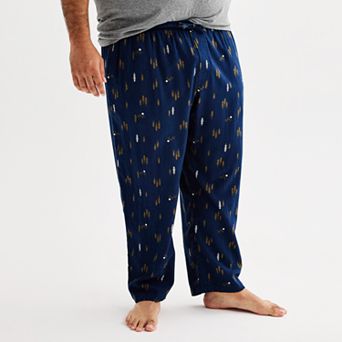 Big & Tall Sonoma Goods For Life® Flannel Drawstring Pajama Pants