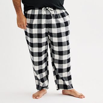 Big & Tall Sonoma Goods For Life® Flannel Drawstring Pajama Pants