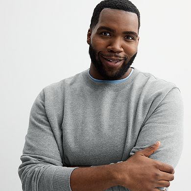 Big & Tall Tek Gear® Ultra Soft Fleece Crew Sweatshirt