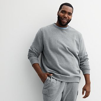 Big & Tall Tek Gear® Ultra Soft Fleece Crew Sweatshirt