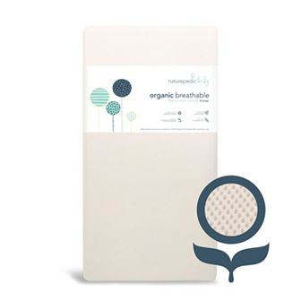 Naturepedic Organic Breathable Baby Crib Mattress