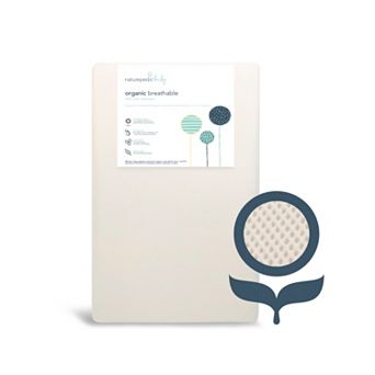 Naturepedic Breathable Organic Mini Crib Mattress