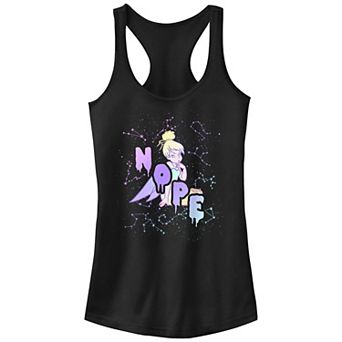 Disney's Tinker Bell Juniors' Sassy Fairy Nope Sign Racerback Tank