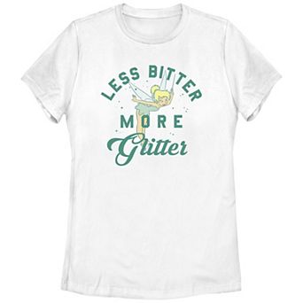 Disney's Tinker Bell Juniors' Less Bitter More Glitter Graphic Tee