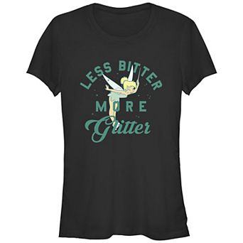 Disney's Tinker Bell Juniors' Less Bitter More Glitter Graphic Tee